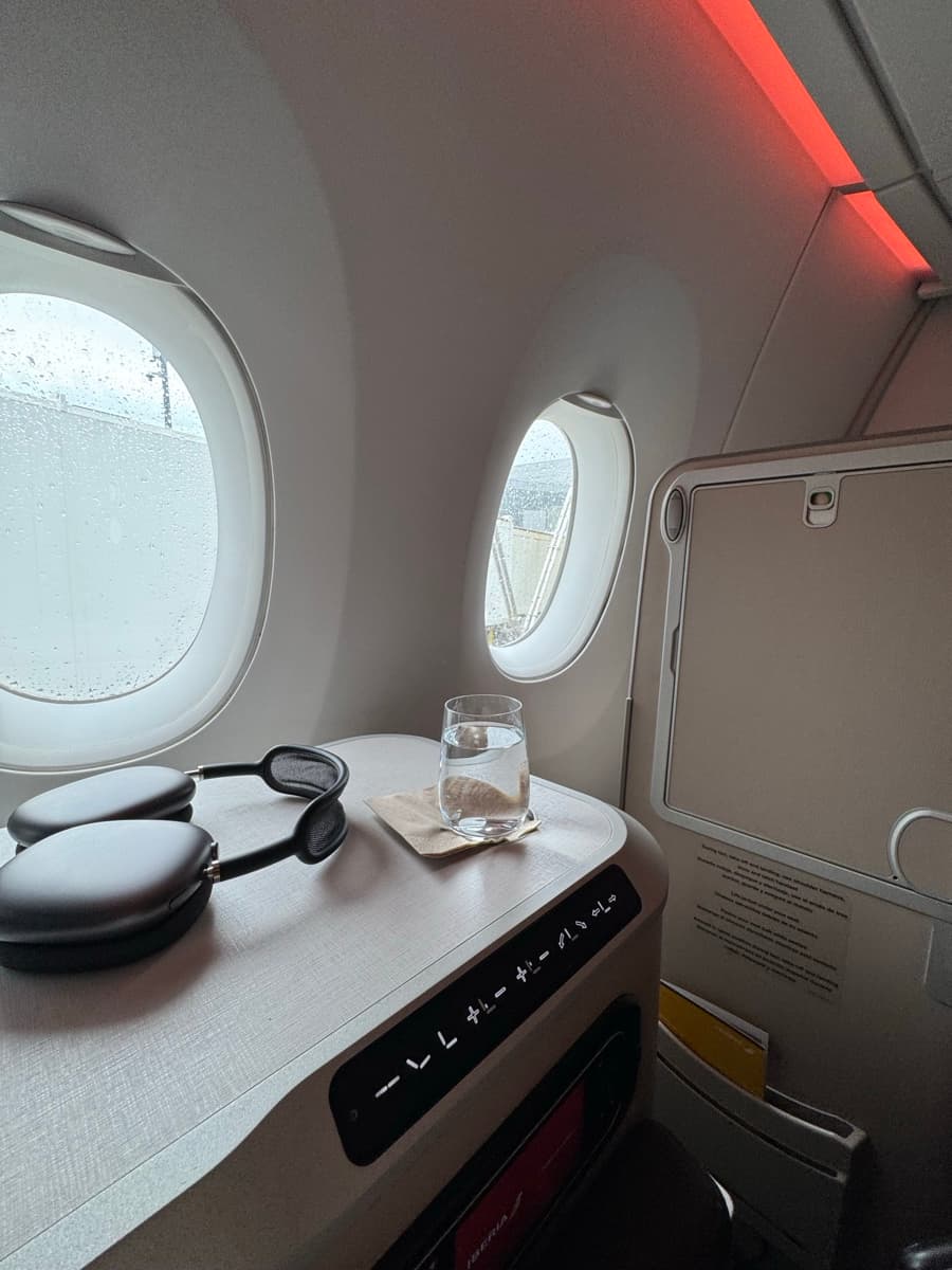 Business Class cabin view